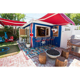 NewTechWood UltraShield Natural 1 ft. x 1 ft. Composite Quick Deck Outdoor Deck Tile in Mixed Rainbow (10 sq. ft. per Box)