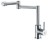 ANZZI Manis Series Deck-Mounted Pot Filler, Polished Chrome