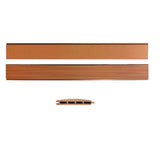 LH EP Complete Kit 6 ft. x 6 ft. Mocha WPC Composite Fence Panel w/Bottom Squared Holders and Post Kits (1 set)
