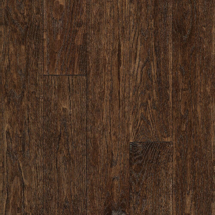 Bruce American Vintage Mocha Oak 3/4 in. T x 5 in. W Scraped Solid Hardwood Flooring (23.5 sq.ft./ctn)