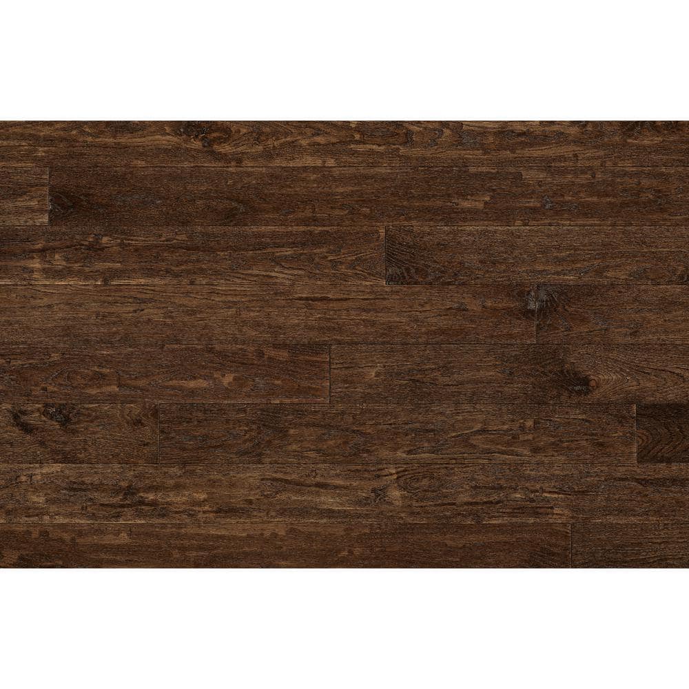 Bruce American Vintage Mocha Oak 3/4 in. T x 5 in. W Scraped Solid Hardwood Flooring (23.5 sq.ft./ctn)