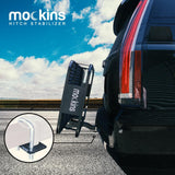 Mockins 1.25 in. - 2 in. Hitch Stabilizer and Tightener with Anti-Rust Coating for Hitch Mounted Cargo Carriers