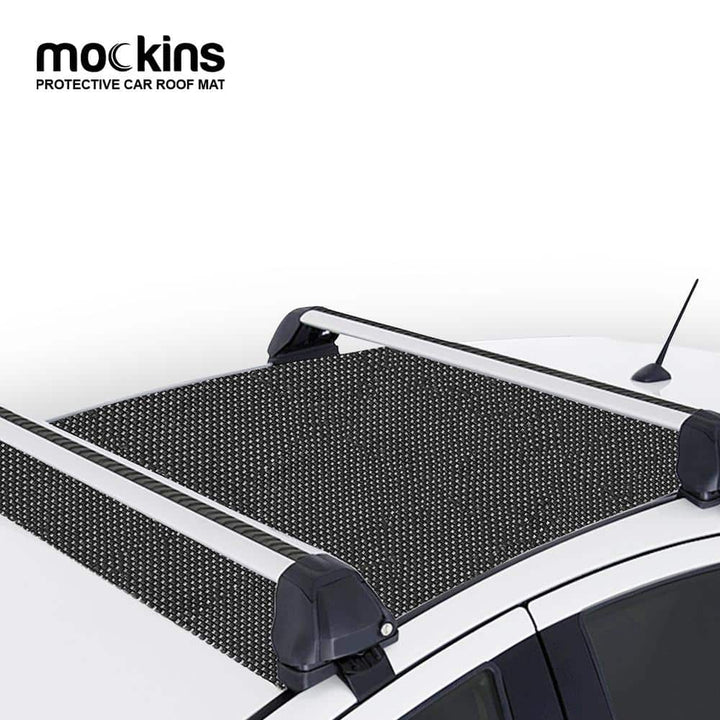 Mockins 39 in. x 43 in. Black Protective Car Roof Mat with a Strong Grip and Extra Cushioning