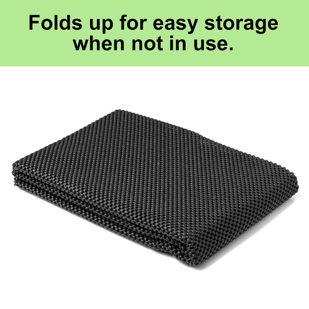 Mockins 39 in. x 36 in. Protective Non-Slip Car Roof Mat with Extra Cushioning - Black