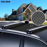 Mockins 39 in. x 36 in. Protective Non-Slip Car Roof Mat with Extra Cushioning - Black