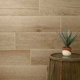 Modena Natural Beige 9 in. x 47 in. Matte Porcelain Floor and Wall Tile (12 sq. ft./Case)