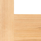 Krosswood Doors 36 in. x 80 in. Contemporary Hemlock 5-Lite Clear Glass Unfinished Wood Front Door Slab