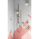 Moen ExactTemp Chrome 1-Spray Rain Shower Head, 2.5 GPM (9.5 LPM)