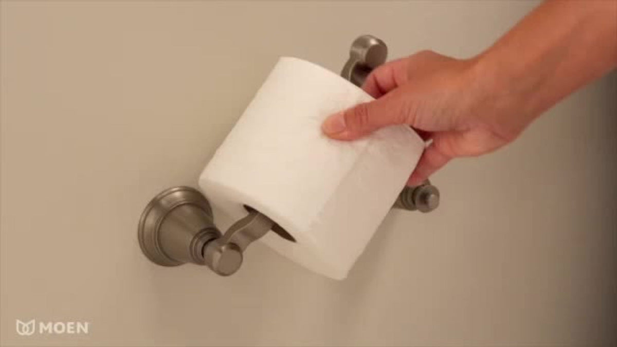 Moen 90 Degree Chrome Surface Mount Toilet Paper Holder