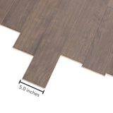 Mohawk Basics 5" Handscraped Engineered Birch Hardwood Flooring, 3/8" Thick, 5-Ply – 23 sq. ft. per Carton (Cafe Birch)