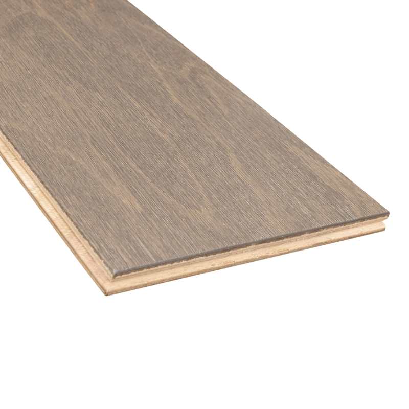 Mohawk Advance 6.5 in. Wire Brushed Engineered Yellow Birch Hardwood Flooring, 7‑Ply – 3/8 in. Thick – 26.15 Sq. Ft. per Carton (Butter Birch)