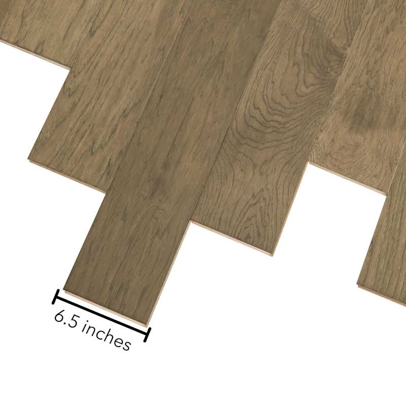 Mohawk Advance 6.5" Wide Handscraped Engineered Hickory Hardwood Flooring, 7‑Ply – 25.99 Sq Ft/Carton
