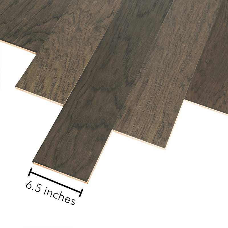 Mohawk Advance 6.5" Wide Handscraped Engineered Hickory Hardwood Flooring, 7‑Ply – 25.99 Sq Ft/Carton