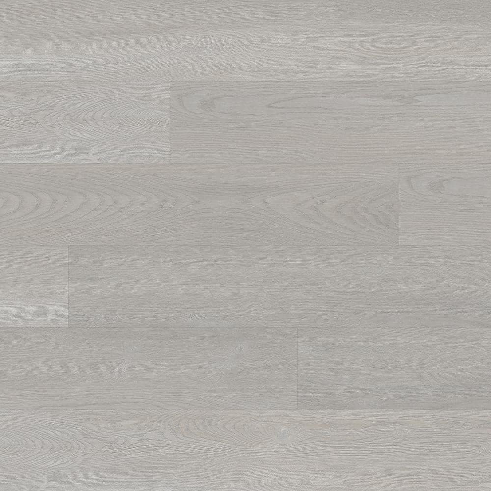 DuraDecor Liz Marie's Moonlight Silver 20 MIL x 7 in. W x 48 in. L Click Lock Waterproof Lux Vinyl Plank Flooring (23.2 sqft/case)