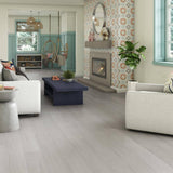 DuraDecor Liz Marie's Moonlight Silver 20 MIL x 7 in. W x 48 in. L Click Lock Waterproof Lux Vinyl Plank Flooring (23.2 sqft/case)