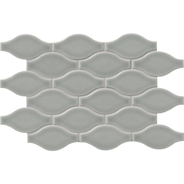 MSI Morning Fog 10.75 in. x 17 in. Glossy Ceramic Floor and Wall Tile (11.2 sq. ft./Case)
