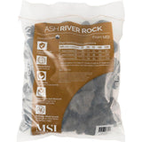 MSI Ash Beach River Rock, 0.5 cu. ft. Bag (1–2 in. / 3–5 cm), approx. 40 lbs — Pallet of 42 Bags (Covers ~21 cu. ft.)