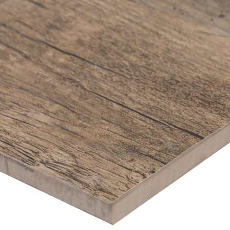 MSI Redwood Mahogany 6 in. x 24 in. Matte Porcelain Floor and Wall Tile (10 sq. ft. / case)