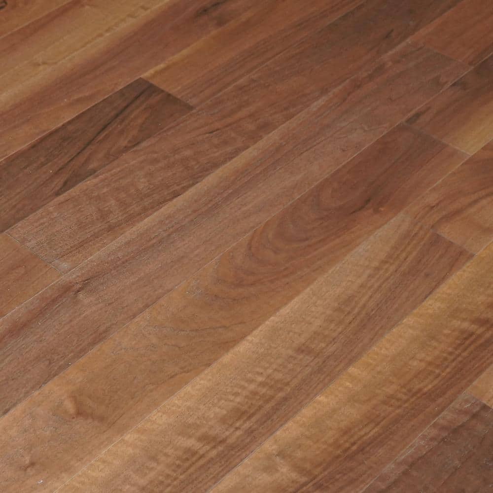 Dekorman Muenchen Walnut 1/2 in. T x 5 in. W Tongue and Groove Smooth Texture Engineered Hardwood Flooring (26.25 sq. ft./Case)