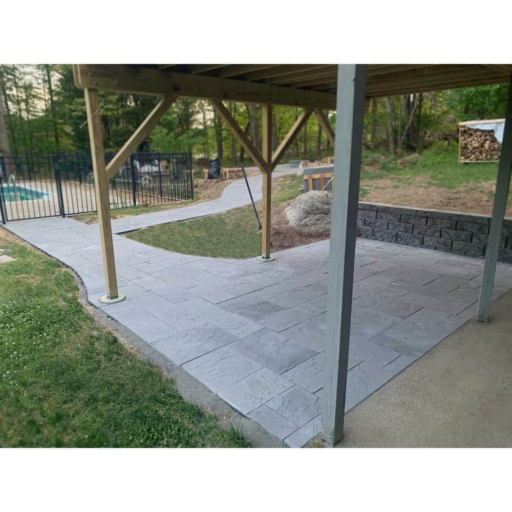 Nantucket Pavers Yorkstone 6 in. x 6 in. x 1.5 in. Multi-Color Concrete Paver Sample Box (3-Pieces)