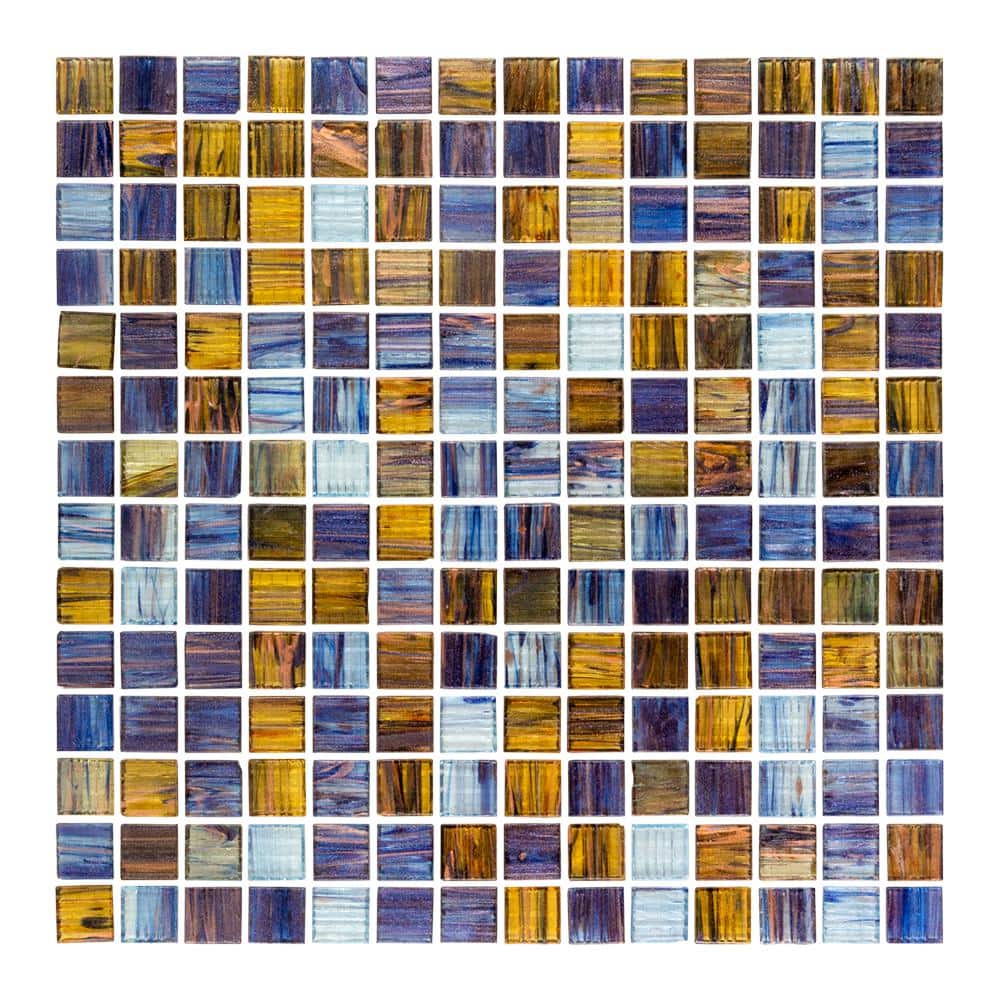 Jeffrey Court Vineyard 12 in. x 12 in. x 4 mm Glass Mosaic Wall Tile