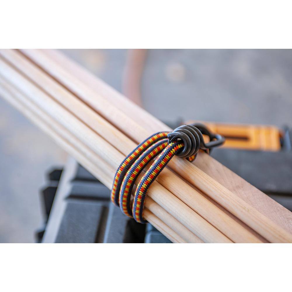 Keeper Assortment Bungee Cord with Hooks (12-Pack) – 10/18/24/30/36 in.