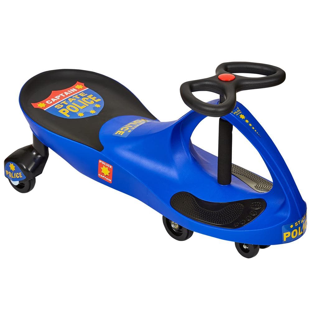 Lil Rider Police Wiggle Car Ride-On Toy - Blue