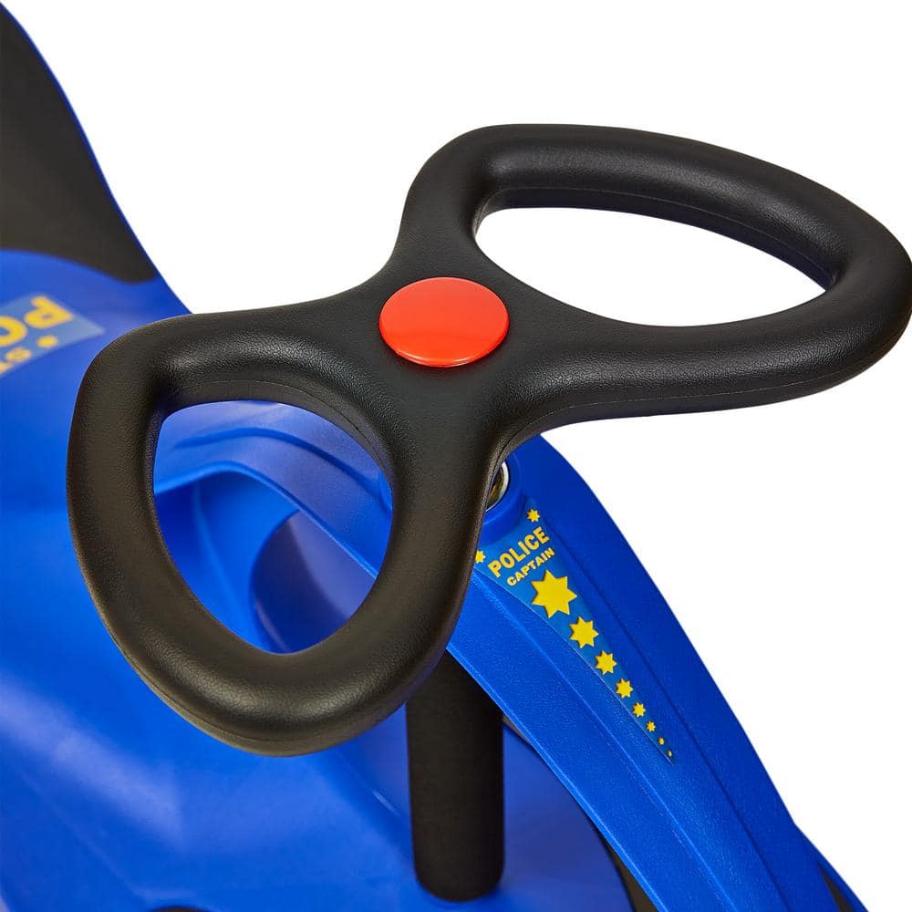 Lil Rider Police Wiggle Car Ride-On Toy - Blue