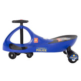 Lil Rider Police Wiggle Car Ride-On Toy - Blue