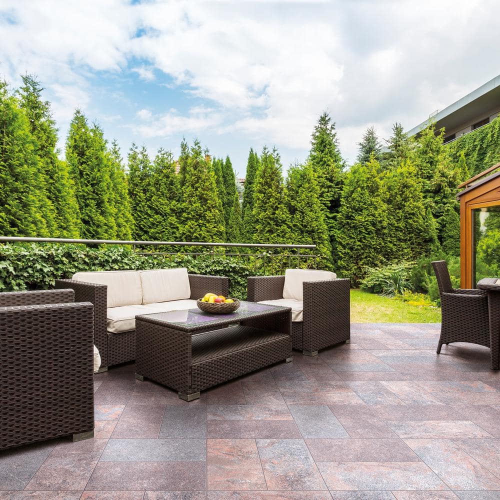 Corso Italia Sample - Alpe Mix 6 in. x 6 in. x 0.75 in. Stone Look Porcelain Paver