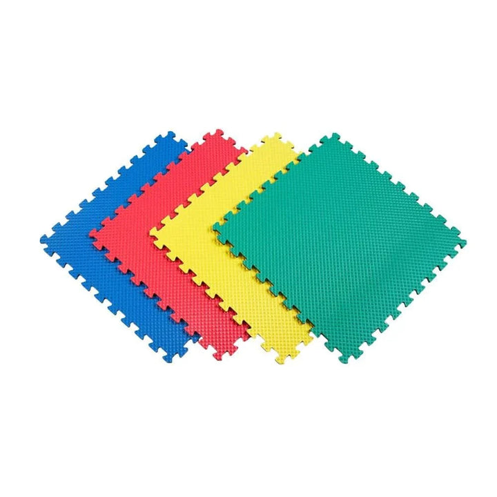 Norsk Multicolor-Gray 24 in. x 24 in. EVA Foam Multi-Purpose Reversible Interlocking Tiles (112 sq. ft., 28 Tiles)