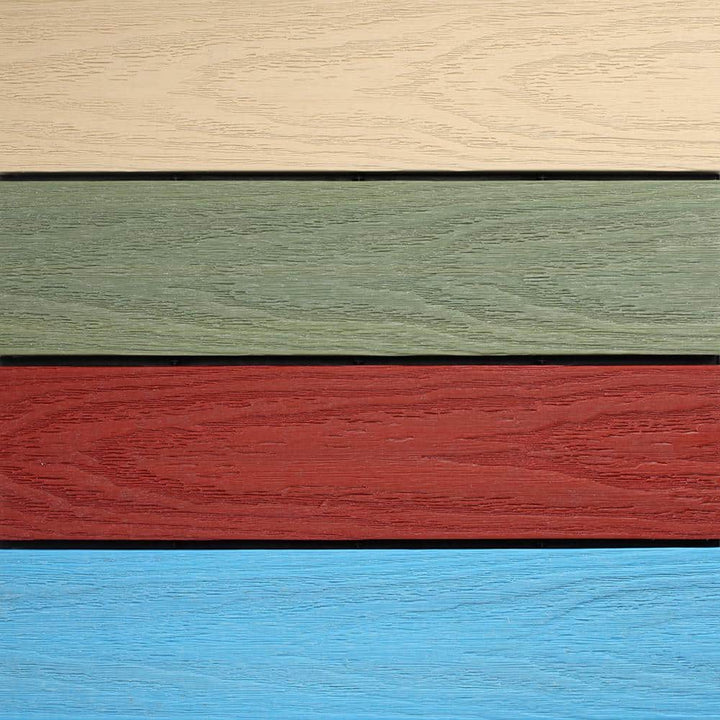 NewTechWood UltraShield Naturale 1 ft. x 1 ft. Composite Quick Deck Outdoor Deck Tile Sample in Multicolor