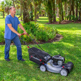 Murray 22 in. 140 cc Briggs & Stratton Walk Behind Gas Self-Propelled Lawn Mower with Front Wheel Drive and Bagger