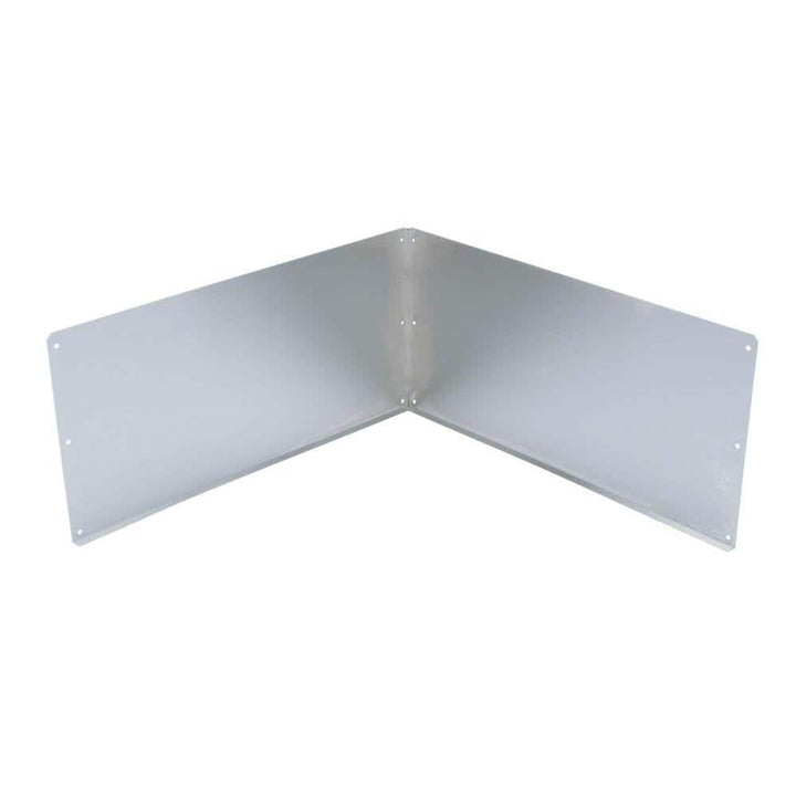 MUSTEE Duraguard Stainless Steel Wall Guards for Mop Basin, 12 x 24 in, Model 67.2424