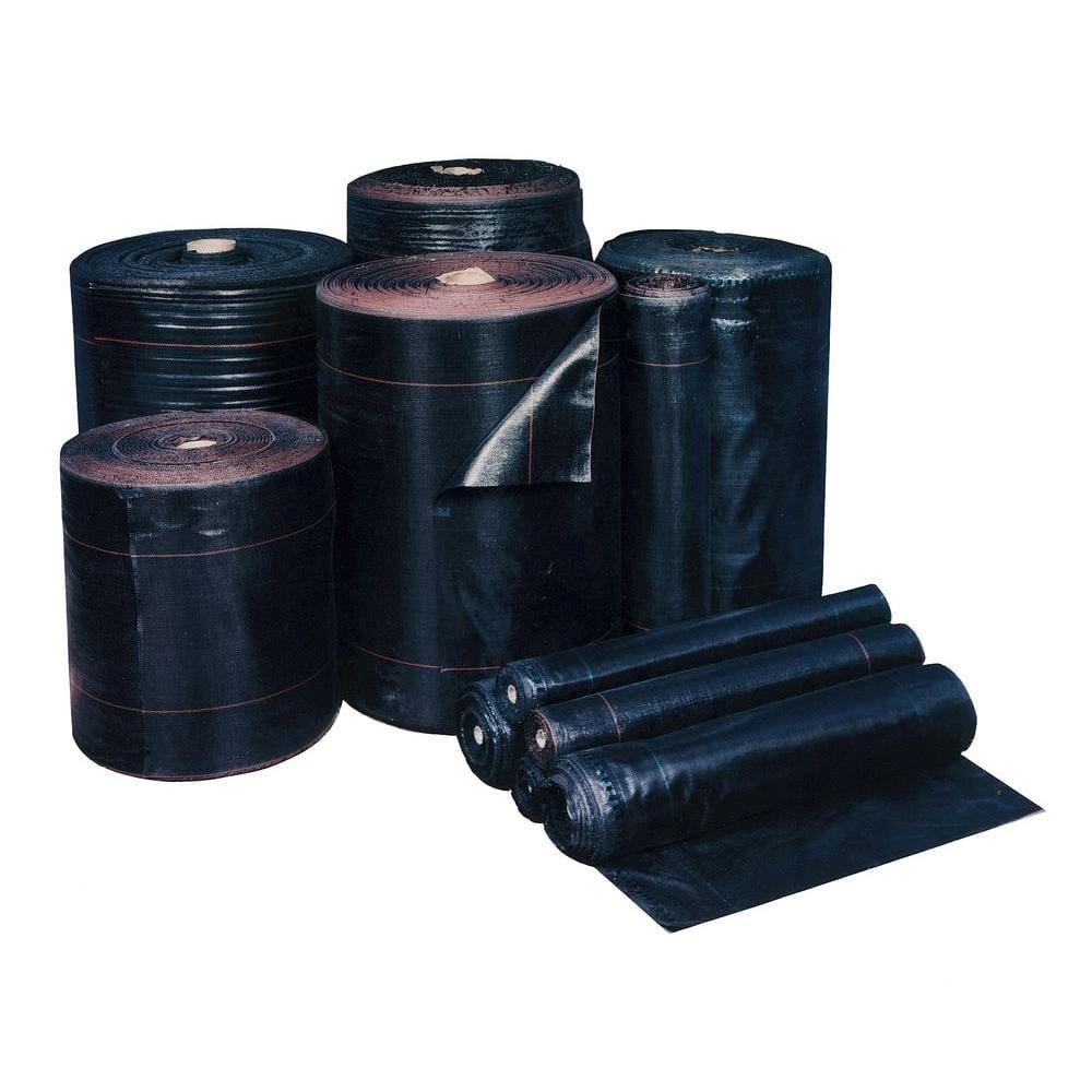 Mutual Industries 1/4 in. x 3 ft. x 50 ft. Black Heavy Duty Dot Silt Fence Fabric