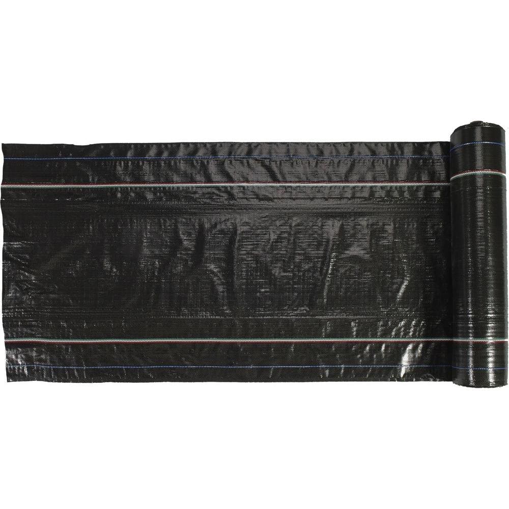Mutual Industries 1/4 in. x 3 ft. x 50 ft. Black Heavy Duty Dot Silt Fence Fabric