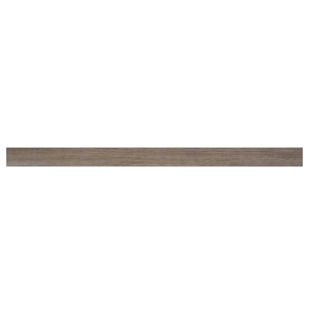 Mystic Gray 3/4 in. Thick x 2 3/4 in. Wide x 94 in. Length Luxury Vinyl Flush Stairnose Molding