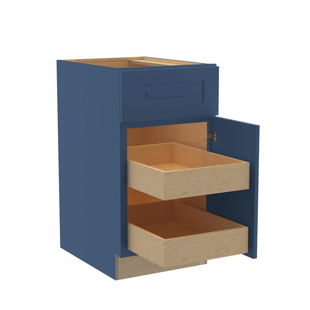 Home Decorators Collection Grayson Mythic Blue Kitchen Cabinet