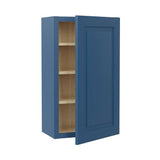 Home Decorators Collection Grayson Mythic Blue Wall Kitchen Cabinet with Soft Close