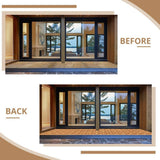 Yangming 12 in. W x 12 in. L Square Patio Natural Color Wood Interlocking Flooring Deck Tiles Mosaic Pattern (10-Pack)