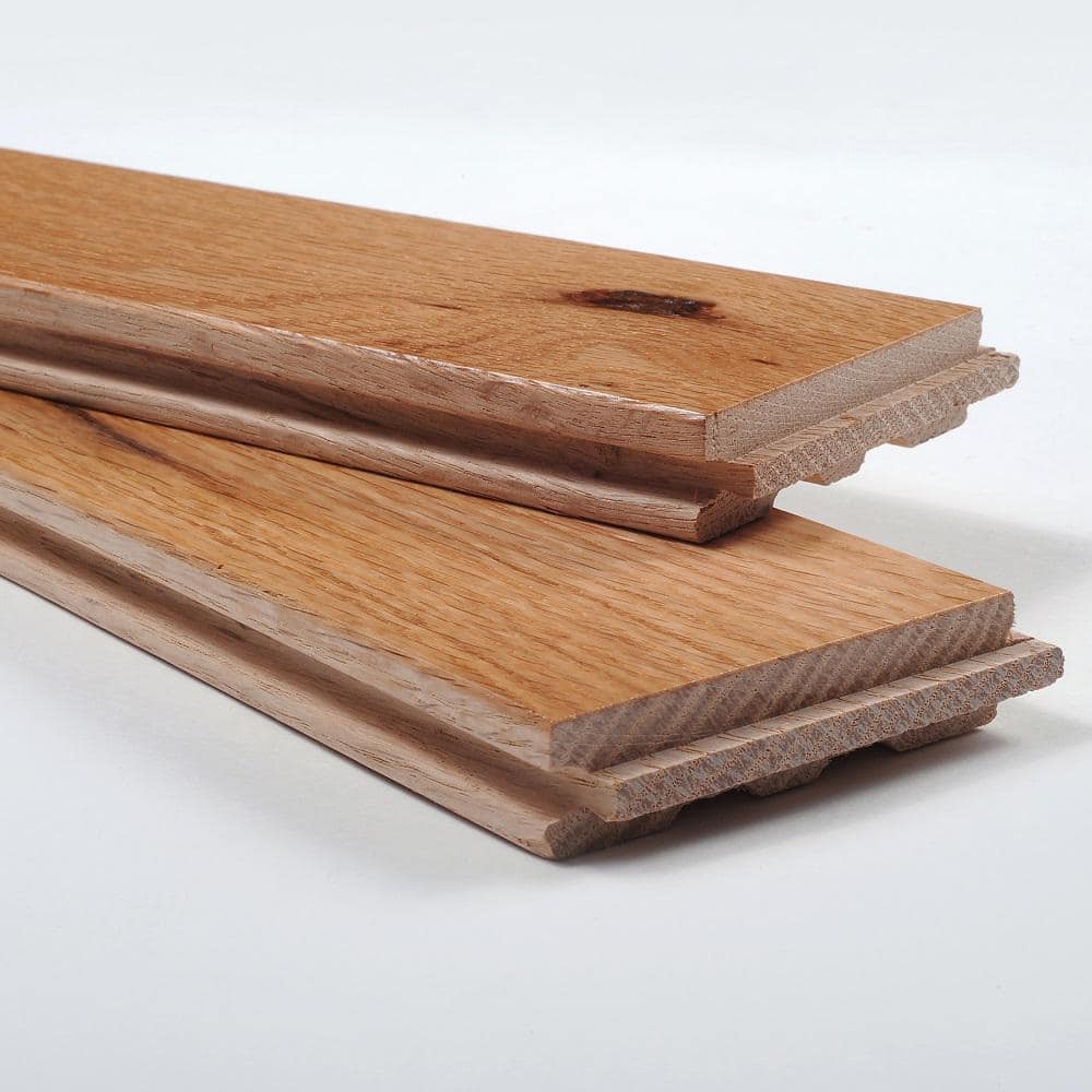 Blue Ridge Hardwood Flooring Natural Red Oak 3/4 in. T x 2-1/4 in. W Smooth Solid Hardwood Flooring (24 sq.ft./case)