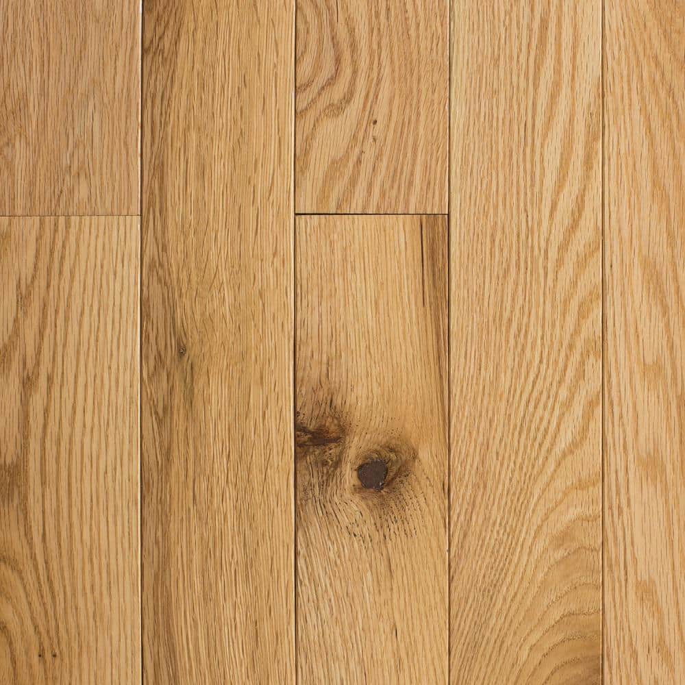 Blue Ridge Hardwood Flooring Natural Red Oak 3/4 in. T x 2-1/4 in. W Smooth Solid Hardwood Flooring (24 sq.ft./case)
