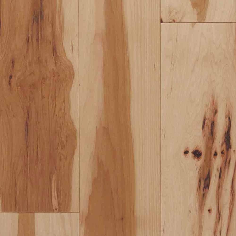 Blue Ridge Hardwood Flooring Natural Hickory 3/4 in. T x 2-1/4 in. W Smooth Solid Hardwood Flooring (24 sq.ft./case)