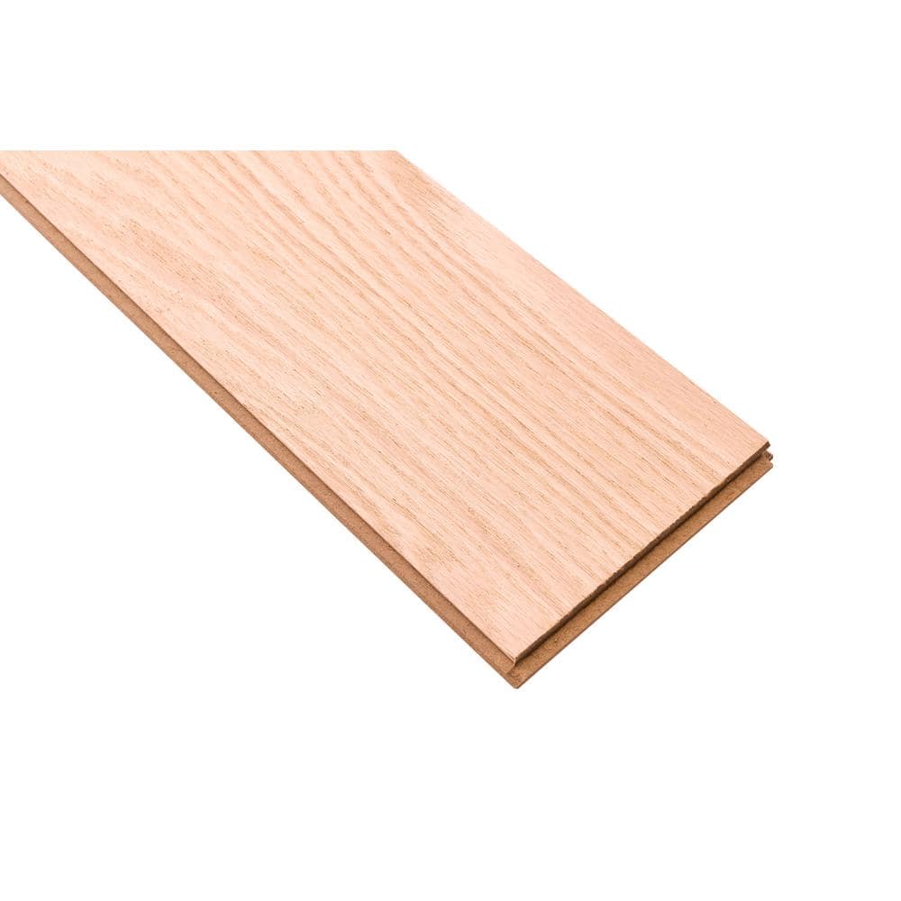 Bruce American Originals Precision Natural Red Oak 3/8 in. T x 5 in. W T+G Smooth Engineered Hardwood Flooring (22 sq.ft./ctn)