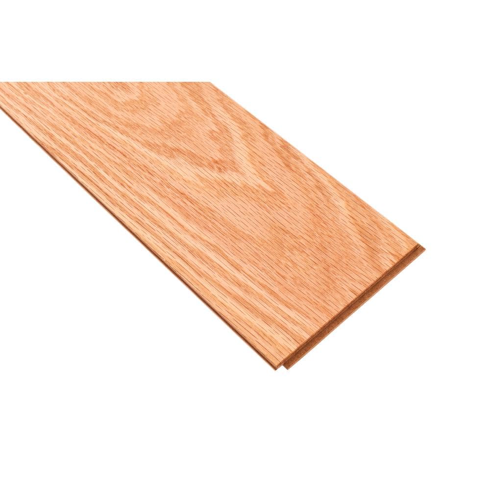 Bruce American Originals Precision Natural Red Oak 3/8 in. T x 5 in. W T+G Smooth Engineered Hardwood Flooring (22 sq.ft./ctn)