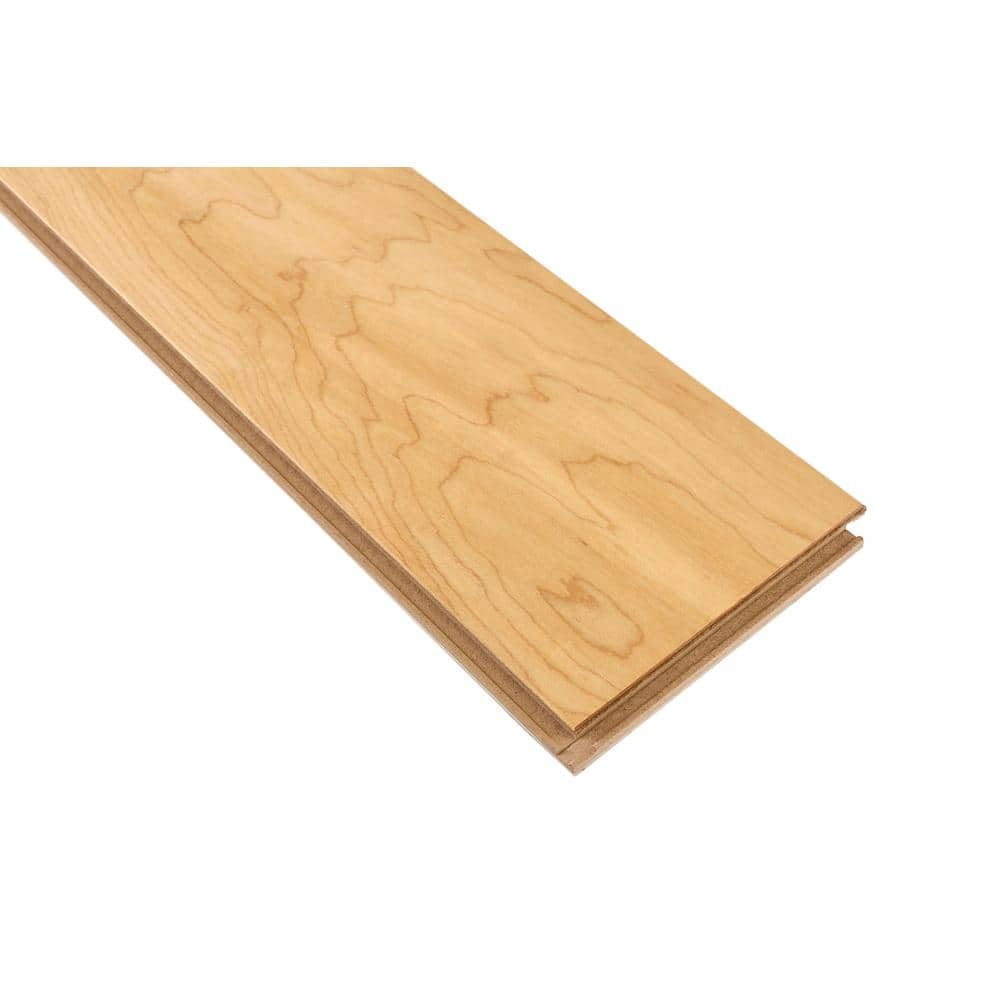 Bruce Turlington Natural Maple 3/8 in. T x 5 in. W Click Lock Smooth Engineered Hardwood Flooring (22 sq.ft./ctn)