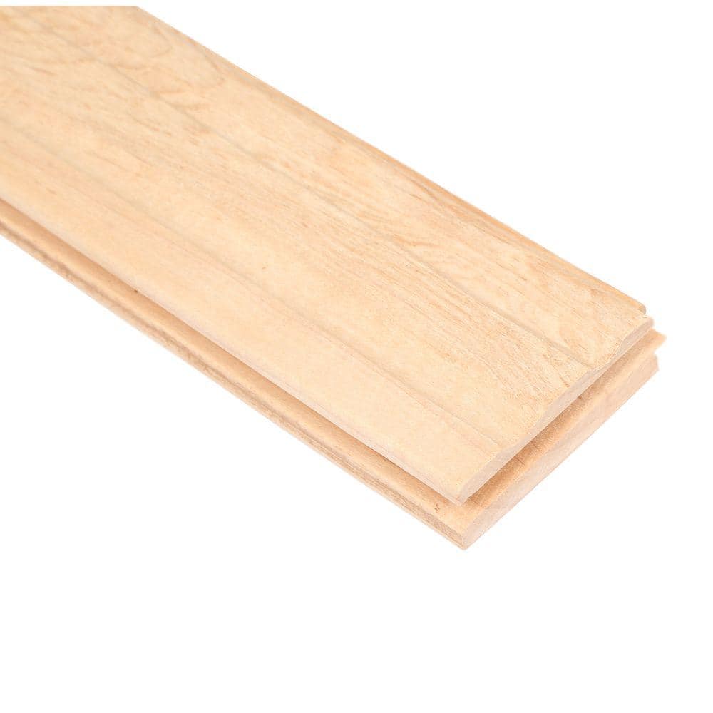 Bruce Plano Natural Maple 3/4 in. T x 2-1/4 in. W Smooth Solid Hardwood Flooring (20 sq.ft./ctn)