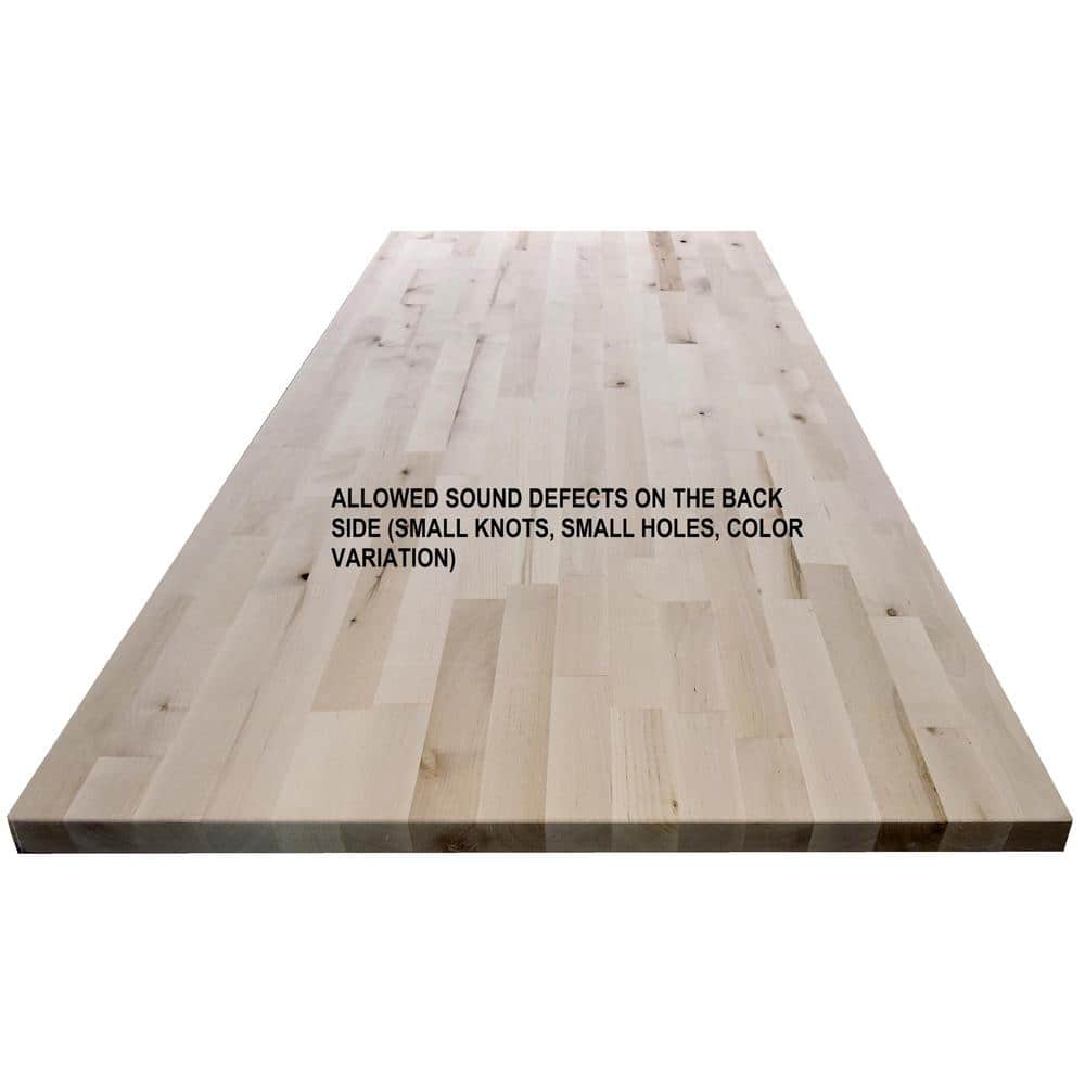 Allwood 5/4 in. x 2-1/2 ft. x 5 ft. Beech Butcher Block Project Panel Table/Counter/Island Top