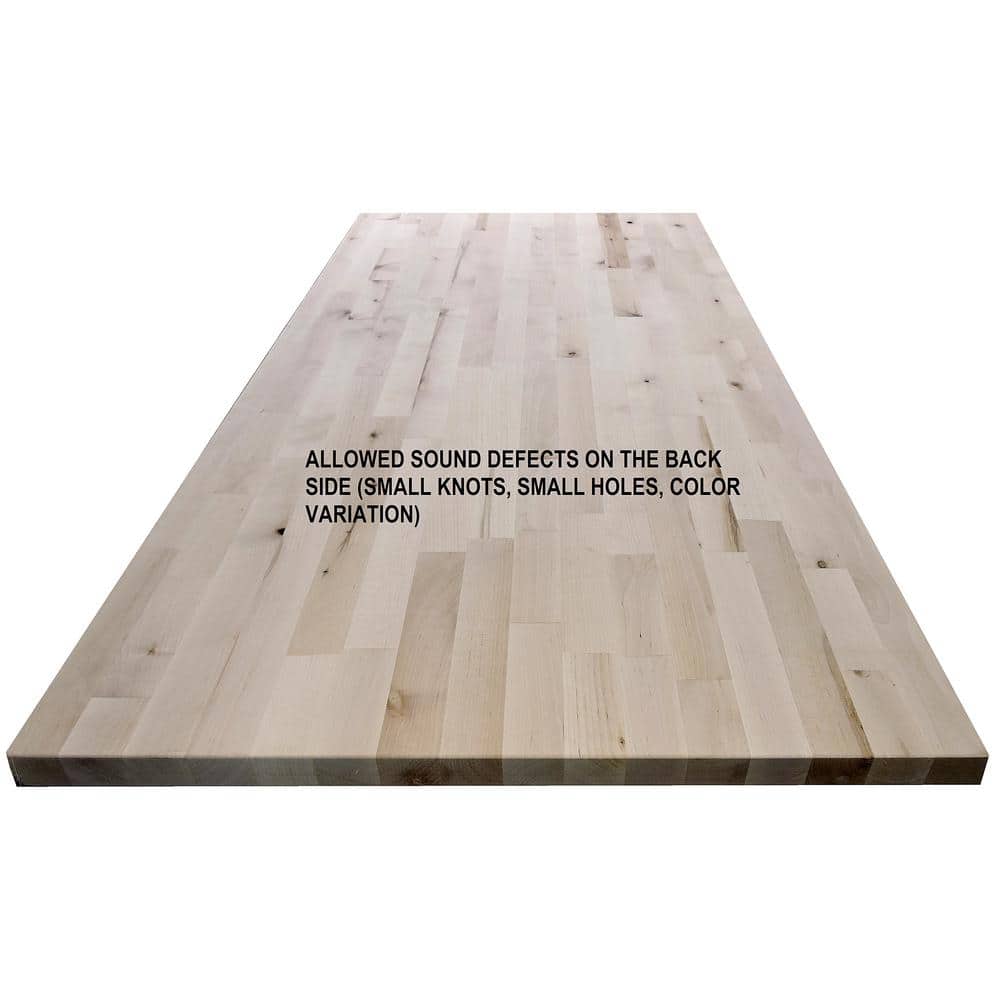 1.5 in. x 18 in. x 60 in. Allwood Birch Butcher Block, Project Panel / Table / Island Top