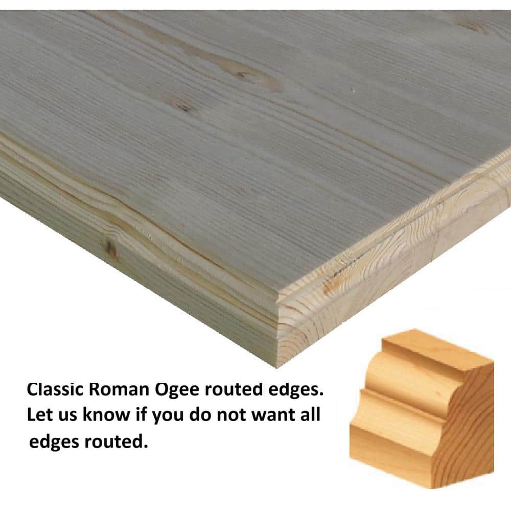 1 in. x 24 in. x 84 in. Allwood Pine Project Panel with Classic Roman Edges